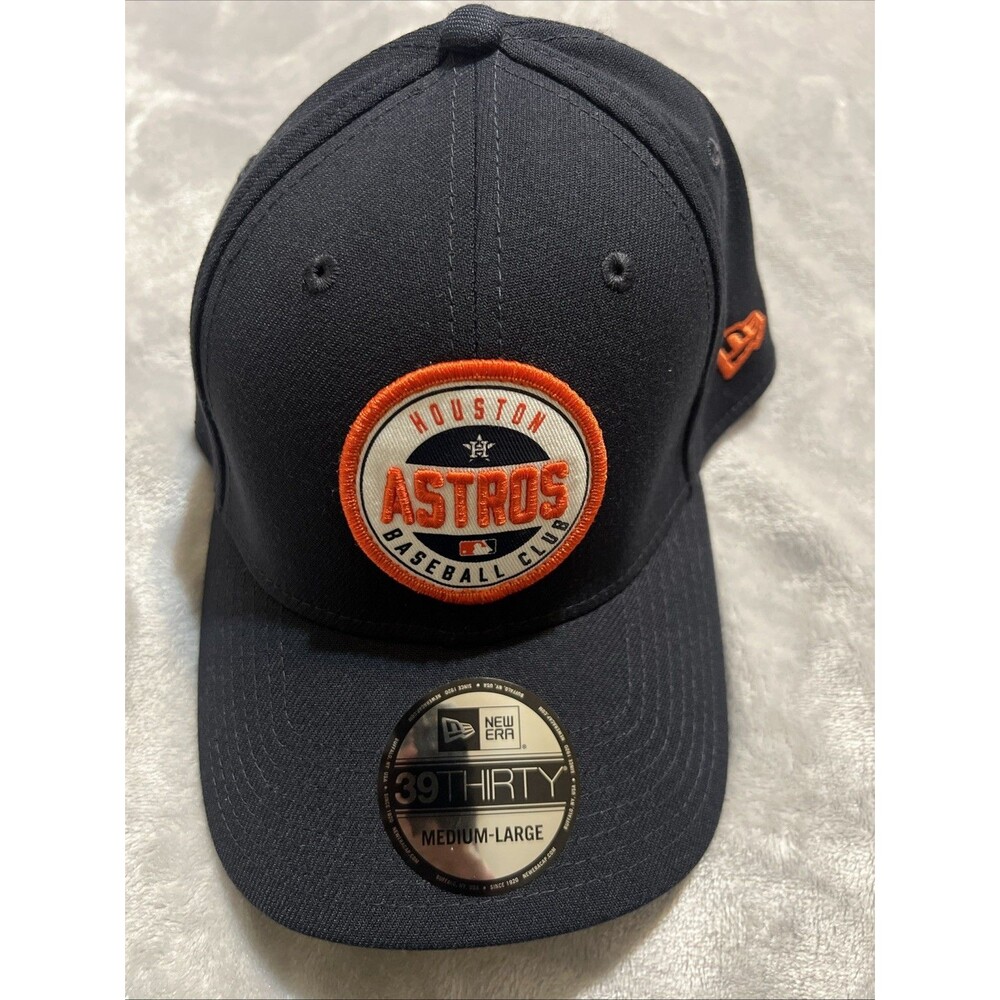 Medium/LARGE New Era Adult Houston Astros Navy Game Day 39Thirty Hat